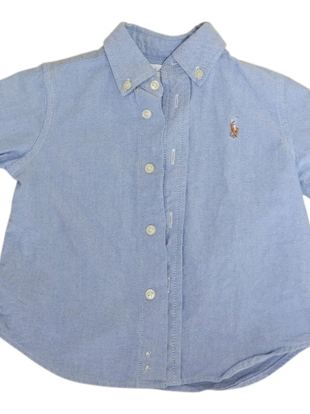 Ralph Lauren Light Blue Button-Down Shirt For 12M Classic Jean
